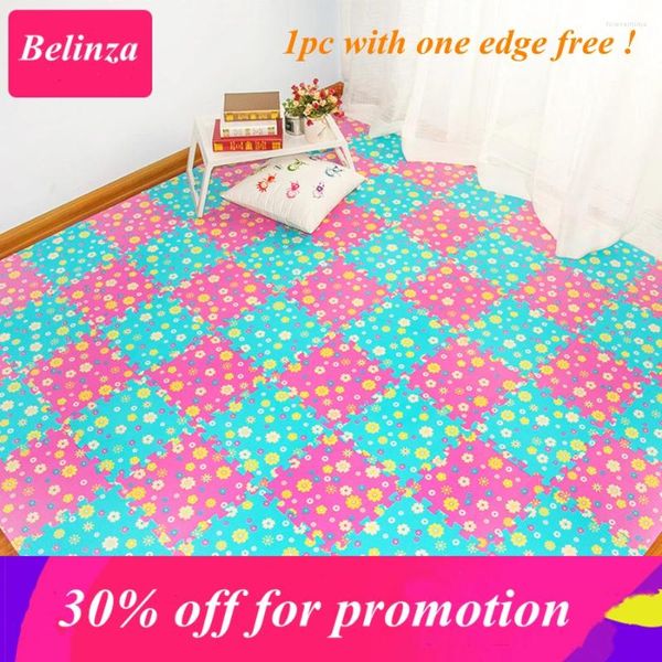 Tapis 1pc puzzle mat bébé eva mousse interlock carreaux en tout-petit