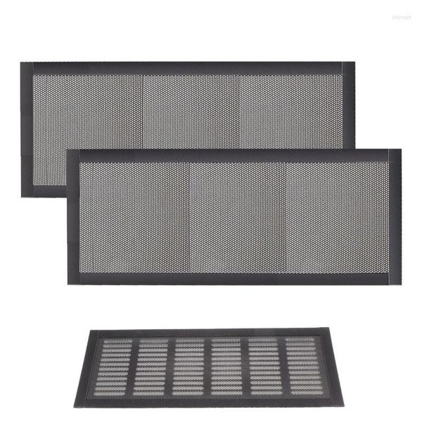 Tapis Lot de 2 grilles de registre de sol Grille d'aération - Couverture d'air - Couverture magnétique en maille PVC pour plafond Attrape la poussière de débris