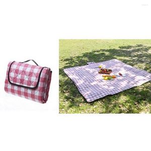 Tapijten 200x200cm Campingmat Plaid vouwmatras verse kleur buiten waterdichte strand picknick deken voor multiplayer