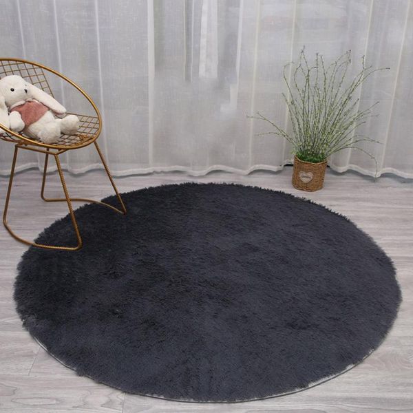 Alfombras 2023 6 colores Piel de oveja Alfombra de lana Cubierta de silla Dormitorio Faux Mat Cojín de asiento Piel de piel lisa Alfombras de área esponjosa Lavable