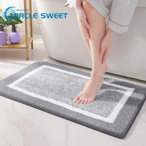 Tapis 2024 Tapis de salle de bain tapis ultra doux et absorbant d'eau décor pour la maison de chambre à coucher