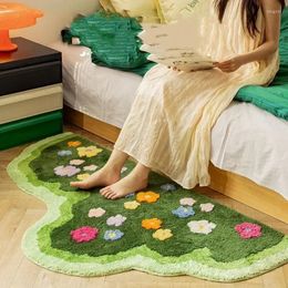 Tapis 2024 Plantes de salon tapis de chambre à coucher de fleurs