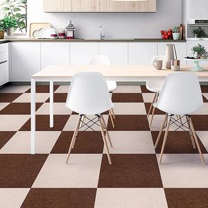 Carpets 30x30cm de haute qualité Anti-Skid Floor Mat Decoration Office Carpet Autocollant salon auto-adhésif Home