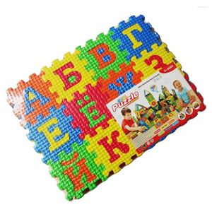 Alfombras 36pcs suave espuma de espuma linda para almohadilla de juego de niños lindos números de alfabeto de rompecabezas de rompecabezas juguetes educativos