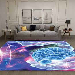 Alfombras 3D escultura artística sala de estar alfombra de juego de gateo para niños alfombrilla de noche para pasillo alfombra Rectangular antideslizante Alfombras R230717