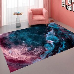 Carpets 3D Mélère géométrique irrégulier Salon imprimé grand tapis coloré de chambre à coucher doux Corridor lavable DT63