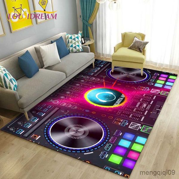 Tapis 3D Musique Écran Clavier Tapis Tapis Tapis pour Salon Chambre Canapé Paillasson Décoration Enfant Jouer Antidérapant Tapis De Sol Cadeau R230725