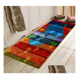 Tapis 3D imprimé anti-dérapant flanelle tapis tapis de sol maison salon chambre décoration livraison directe jardin Textiles Dhfgm