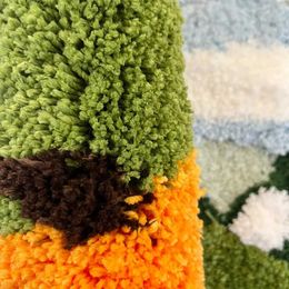 Carpets 3D Stéréoscopic Moss Match Tapis Anti-Skid Living Room Carpet Coussin de chevet moderne pour décoration intérieure décor de printemps décor