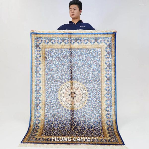 Carpets 4'x6 'Traditional Quum Carpet Vantage Antique Rating à la main à vendre (ZQG587A)