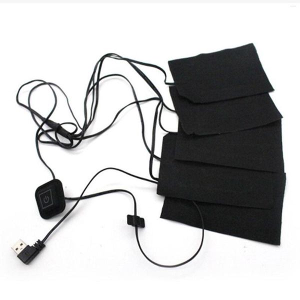 Tapis 5 en 1 USB coussins chauffants électriques coussin en Fiber de carbone Flexible garder au chaud pour les vêtements ou les animaux de compagnie à la maison