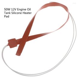 Tapijten 50W 12V 12x500 mm elektrische verwarmingskussens Siliconen verwarmer thermische strip flexibele lijnband voor injectorverwarming