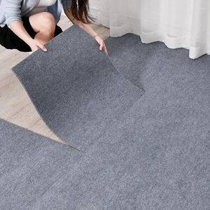 Tapijten 5 stks zelfklevende tapijttegels voor woonkamer huis huisdieren schil en stok puzzel vloer niet-slip mat kantoor anti-slip tapijten