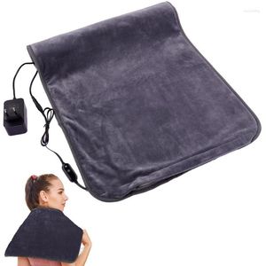 Tapis 80 / 40cm Timing Coussin chauffant électrique 3 réglages de chaleur Couverture chauffante lavable pour l'hiver Plus chaud Douleur au dos Soulagement des crampes musculaires