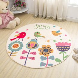 Tapis 80CM Bande Dessinée Tapis Rond Tapis De Haute Qualité Chambre D'enfant Tapis Écologique Chaise D'ordinateur