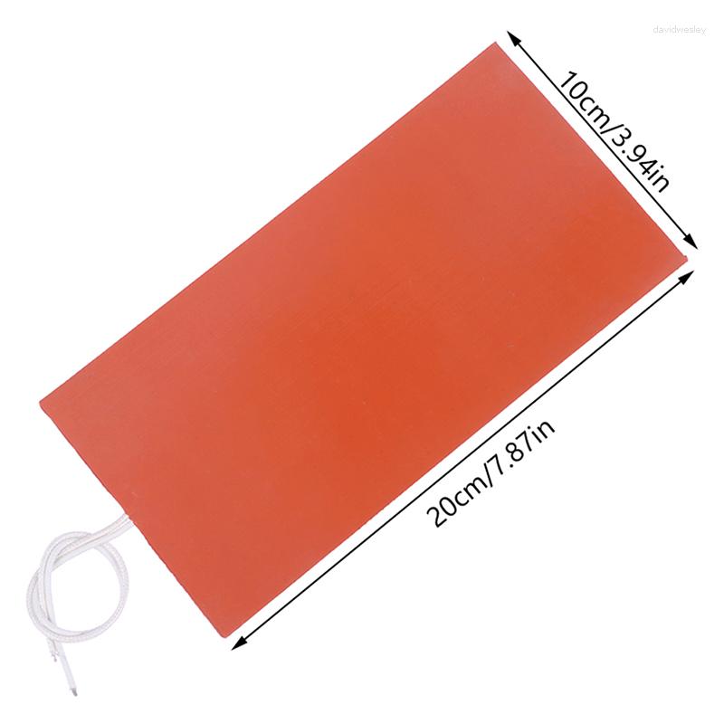 Carpets 80W 220V 10 20cm Engine Oil Tank Silicone Heater Pad Rubber Heating Mat Warming