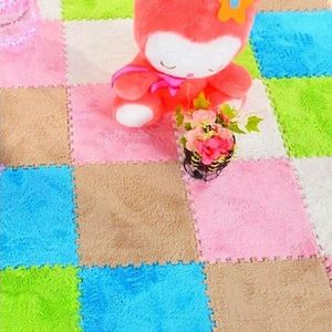 Tapis 9pcs plancher chaud couvre-mousse eva mousse de puzzle jouent à des enfants gymnases multicolores