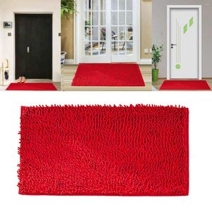 Tapis Tapis de porte absorbant Tapis de support en caoutchouc à profil bas intérieur pour couverture polaire d'entrée grand tapis de 6x9 tapis de salon