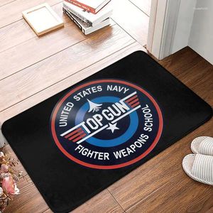 Tapijten Luchtmacht Straaljagers Top Gun Deur Vloer Keuken Badkamer Mat Antislip Indoor Maverick Film Deurmat Entree Tapijt Tapijt