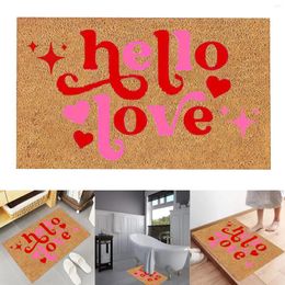 Carpets Alentin's Day Floor Mats Holiday Welcome Door Door Codes et lance des tapis de zone Shag 8x10 pour le salon