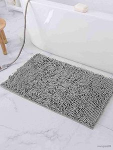 Tapis toutes saisons gris cuisine salle de bain tapis antidérapant résistant à l'usure tapis de sol R230728