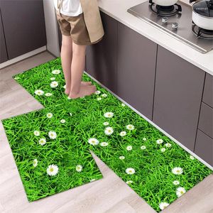 Carpets American Style Fresh Kitchen Floor Mat de couvre-pavé