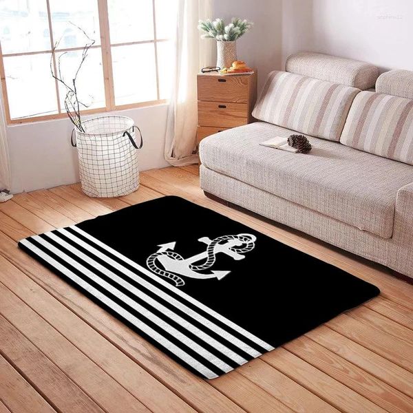 Tapis ancre des tapis de salle de bain sans glissement tapis de salle de bain balcon paillasson d'entrée de porte tapis de cuisine tapis tapis de voiture