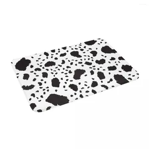 Tapijten dierenhuid luipaard naadloos patroon niet -slip absorberend geheugen badmat voor huisdecor/keuken/binnenkomst/binnen/buiten/woonkamer
