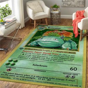 Alfombras Anime Personaje Introducción Área Alfombra 3D All Over Impreso antideslizante Mat Comedor Living Dormitorio suave Alfombra 06Alfombras CarpetsCarpe