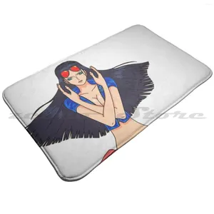 Carpets anime Nico Robin Soft Non-Slip tapis tapis tapis coussin manga jeu en ligne personnages de métal super chibi spirituel