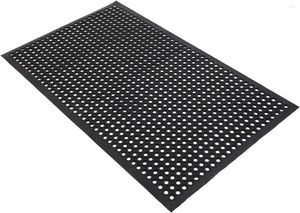 Carpets anti-fatie Hexagonal Mat de tapis de caoutchouc cuisine Industrial Multifonctional sans glissement Drainage 35 59 pouces Mattes de sol