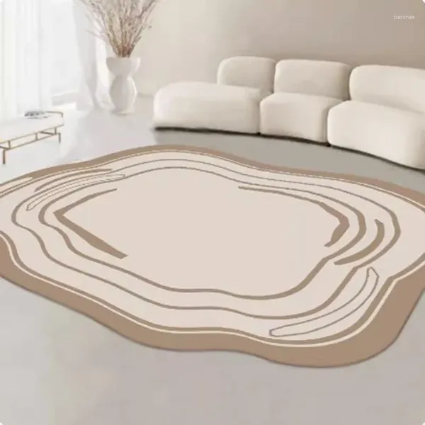 Alfombras Anti Slip Door Mat Alfombra Universal Lavable Estético Dormitorio Esteras de piso Pasillo coreano Tapetes de Salas Muebles Sala de estar