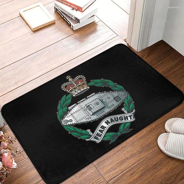 Carpets Anti-Slip Portant Cuisine Cuisine Mat Royal Tank Régiment Balconie Tapis Entrance Porte de porte Décor de chambre à coucher