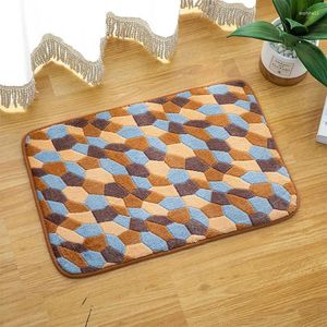 Carpets Anti-slip Entorance tapage de tapis de porte de cuisine Carpet Planchers Pied Toilet Coral House House Washable Tapis extérieur pour couvre-couloir