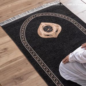 Tapijten Arabisch bedrukte bedevaart tapijt Huis knielen mat Tapijt tapijt moslimgebidvloer machine wasbaar met emmer geschenkdoos