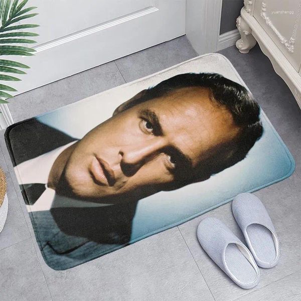 Alfombras Llegada Marlon Brando Doormat Home Mat Machine Hecho Antideslizante Alfombra Sala de estar / Pasillo Baño para niños Regalo