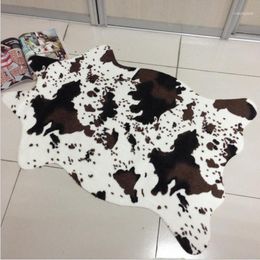 Tapijten Aankomst PV Fluwelen Imitatie Animal Skins Tapers en Koe Zebra Carpet 110 * 75cm voor Woonkamer Slaapkamer1