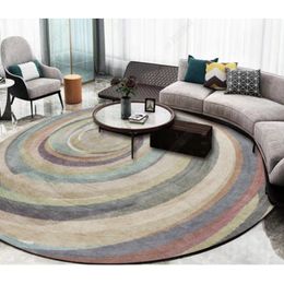 Alfombras arte abstracto alfombra redonda de gran tamaño decoración del hogar silla alfombras para dormitorio alfombra estética salón alfombras para sala de estar 230808