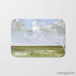 Tapis Automne Forêt Paysage Rideaux De Douche Ensemble Tapis Tapis De Bain Feuille D'érable Arbre Feuilles Paysage Naturel Salle De Bains Décor Tapis Antidérapant R230728