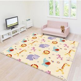 Tapis Tapis de jeu pour bébé Tapis rampant pliable et épais Tapis de jeu éducatif pour enfants Jouets pour enfants Coussin de gymnastique imperméable durable