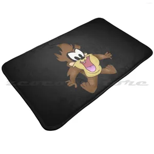 Tapis Bébé Tasmanie Diable Doux Tapis Porte Antidérapant Tapis D'absorption D'eau Tazmanien Zoo Culture Logo Sauvage Et Fou Dessin Animé