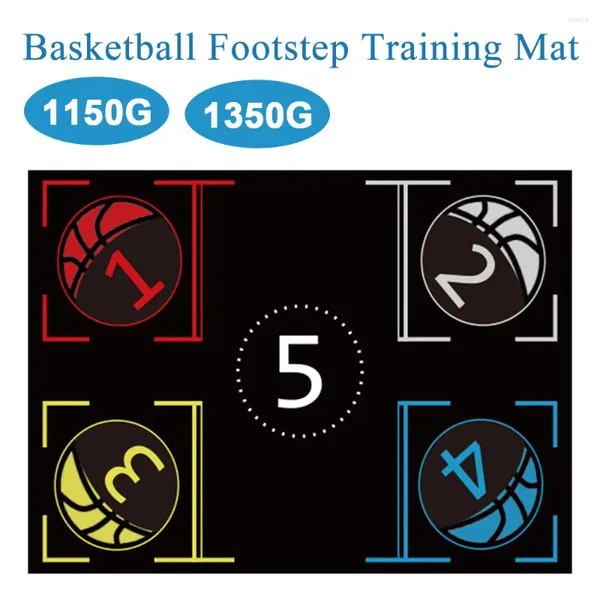 Carpets Basketball Training Mat d'équipement d'entraînement sans glissement absorbant l'entraîneur de dribble silencieux