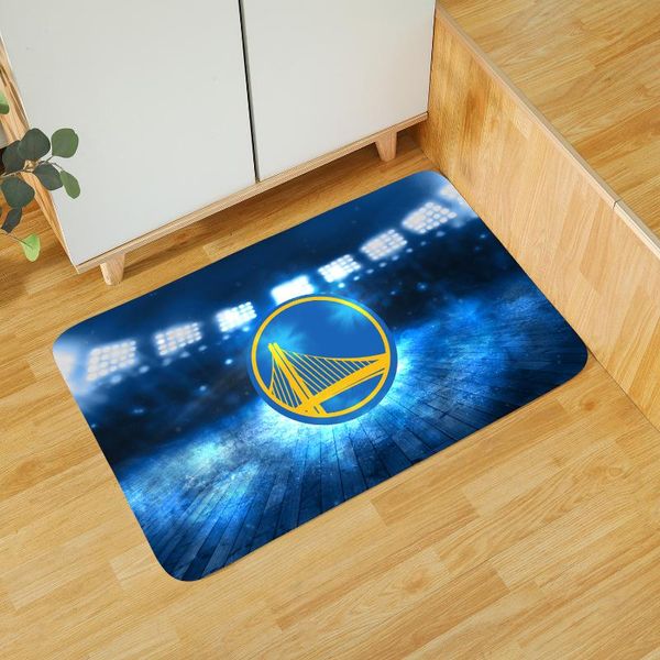 Alfombras Baloncesto Guerrero Simple Ser antideslizante Absorber agua Estera de la cocina Piso Alfombra Casa Tira corta y larga Tapetes para puertas Hogar moderno DecorCarpet