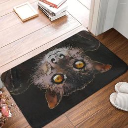 Tapis chauve-souris paillasson antidérapant tapis de bain tapis de cuisine bienvenue flanelle décorative