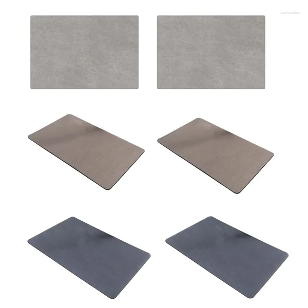 Tapis de bain tapis de baignoire-rubber rapidement sèche à sec, les tapis de salle de bain minces s'adaptent sous les tapis de sol lavables de porte