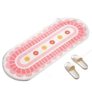 Tapis de bain absorbant et antidérapant, coussinets de pieds doux et épais, paillasson d'entrée de chambre à coucher pour salon