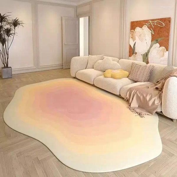 Alfombras de baño, alfombrillas de suelo impermeable para interiores, sala de estar, estera de puerta Kawaii de lujo para dormitorio, Alfombras de diseño nórdico, accesorios para el hogar