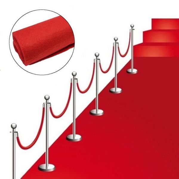 Tapis belle rouge blanc allée de mariage coureurs intérieur extérieur étage fête célébration événements décoration tapis RugsCarpets2535