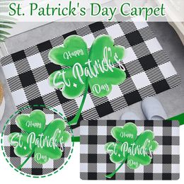 Tapis grandes couvertures chaudes grandes tapis pour le salon joyeux St. Patrick's Day Front Door Mats Not Soft Fleece Bed Litt