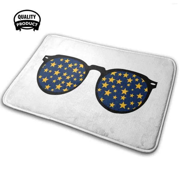 Carpets Blue et Gold Star Sunglasses 3d Goods HAPPAT TAP Tapis Cushion Marian University Yellow Knights Knight